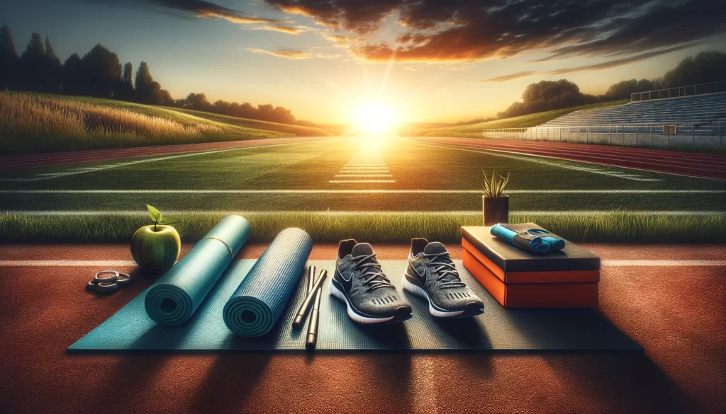  inspiring scene that captures the essence of an athlete's dedication to their sport